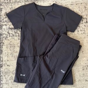 Greys Anatomy signature scrub set. Worn 9 months. Size XS